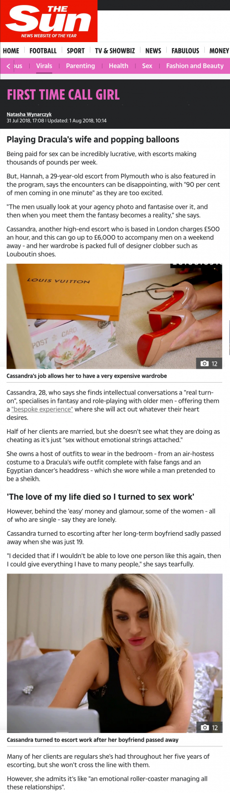 First time call girl escort Cassandra