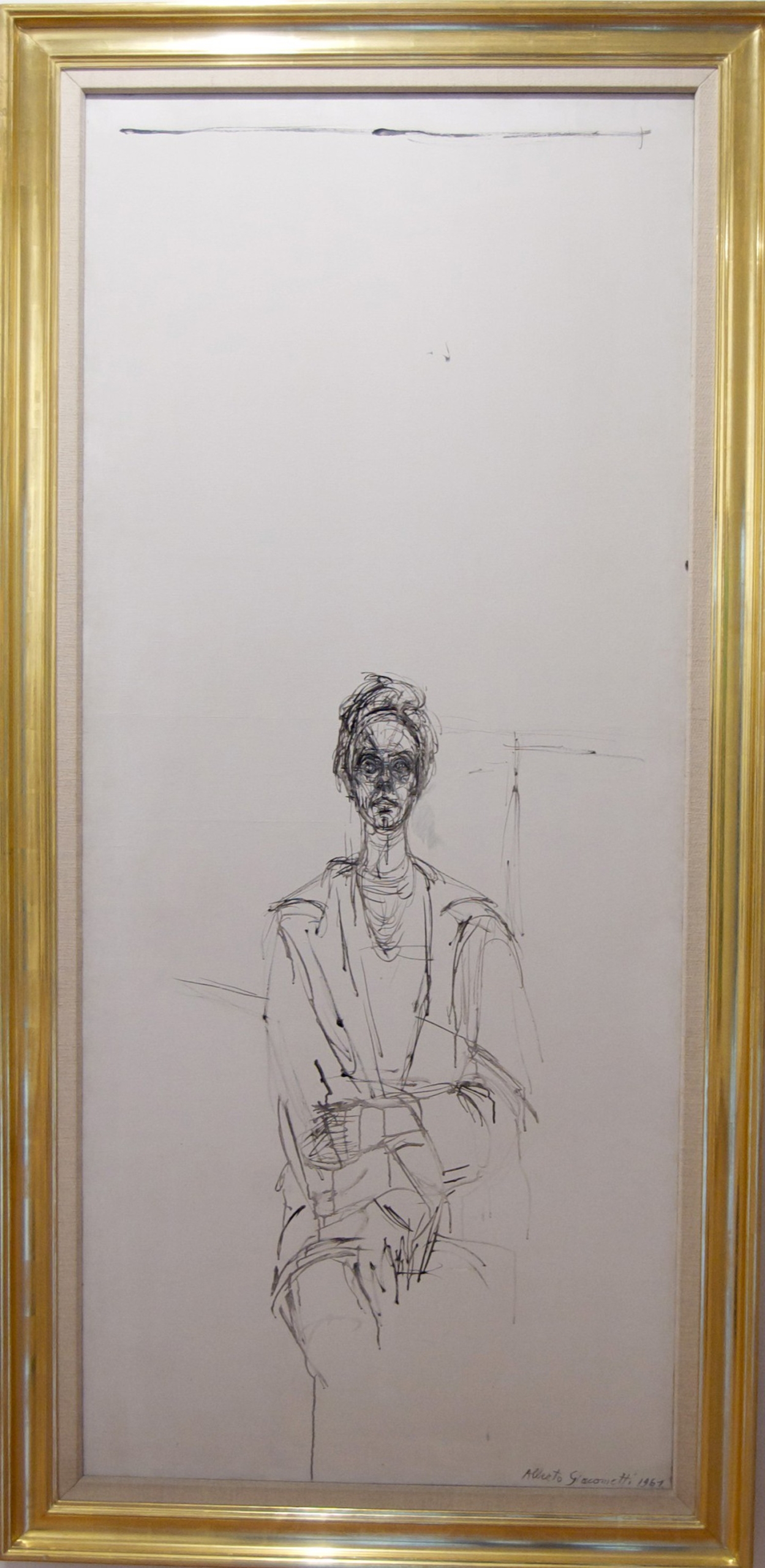 Alberto Giamotti, ‘Carolina Sobre Fondo Blanco’, 1961
